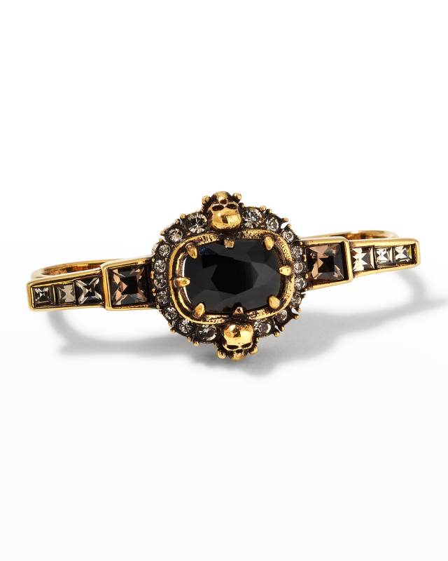 Jewelled Stick Bar Ear Cuff, Single